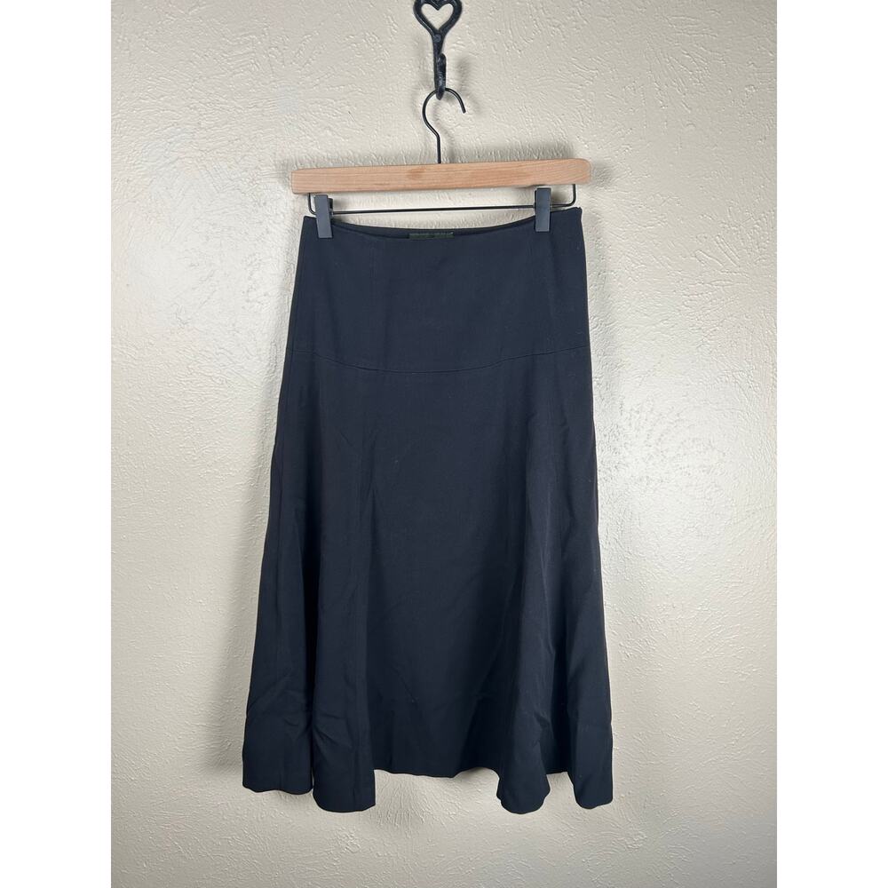 Vintage Eddie Bauer Skirt Size 6 Black Midi Length Whimsical Whimsygoth Fairy